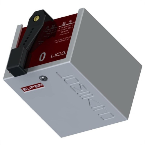 Chave Lombard Simples Trifasica 5Hp/30A S 5 Chave Lombard Simples Trifasica 5Hp/30A S 5