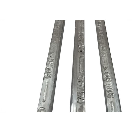 Solda Estanho 50X50 (+-06Barras Por 1Kg) 437 - Kit C/2 Solda Estanho 50X50 (+-06Barras Por 1Kg) 437 - Kit C/2