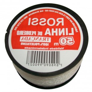 Linha Pedreiro Trancada Rossi 50M - Kit C/12 
