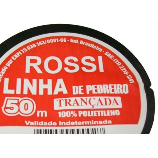 Linha Pedreiro Trancada Rossi 50M - Kit C/12 Linha Pedreiro Trancada Rossi 50M - Kit C/12