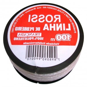 Linha Pedreiro Trancada Rossi 100M - Kit C/12 