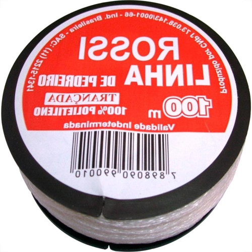 Linha Pedreiro Trancada Rossi 100M - Kit C/12