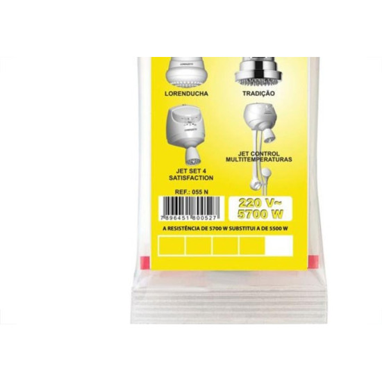 Resistencia Lorenzetti Tradicional 220V 5500W 055N Resistencia Lorenzetti Tradicional 220V 5500W 055N