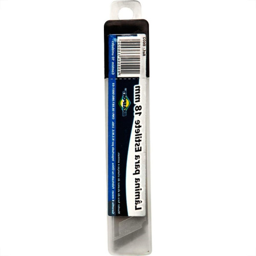 Lamina Estilete Larga Brasfort 10Pecas 8602 Lamina Estilete Larga Brasfort 10Pecas 8602