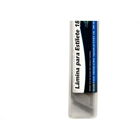 Lamina Estilete Larga Brasfort 10Pecas 8602 Lamina Estilete Larga Brasfort 10Pecas 8602