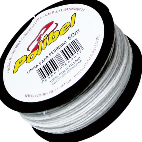 Linha Pedreiro Trancada Polibel 50M 12 - Kit C/12 Linha Pedreiro Trancada Polibel 50M 12 - Kit C/12