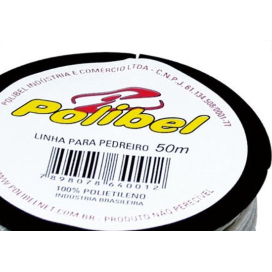 Linha Pedreiro Trancada Polibel 50M 12 - Kit C/12 Linha Pedreiro Trancada Polibel 50M 12 - Kit C/12