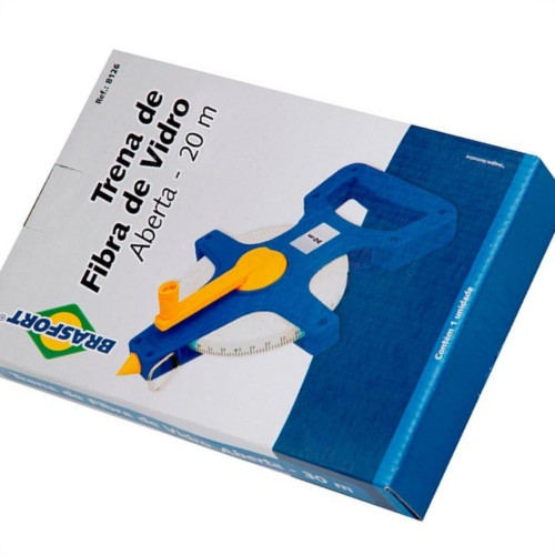 Trena Brasfort Aberta Fibra 20M 8125 Trena Brasfort Aberta Fibra 20M 8125
