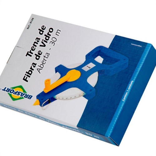 Trena Brasfort Aberta Fibra 30M 8126 Trena Brasfort Aberta Fibra 30M 8126