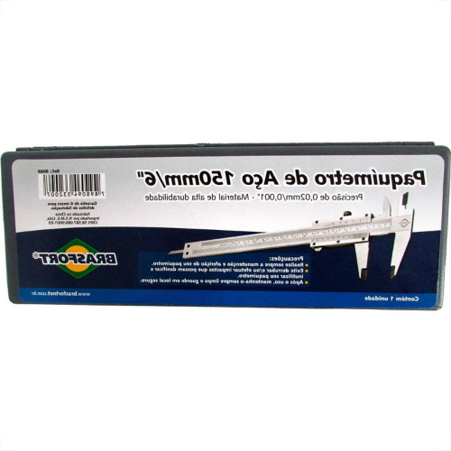 Paquimetro Brasfort Aco 150 X 0,02Mm 8069 Paquimetro Brasfort Aco 150 X 0,02Mm 8069