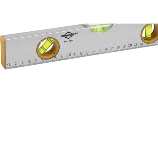 Nivel Aluminio Brasfort 12'' 30Cm 8271 Nivel Aluminio Brasfort 12'' 30Cm 8271