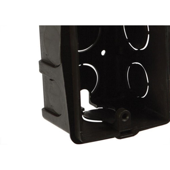 Caixinha Luz Plastica 4X2 Pial/Legrand Preta 689044 - Kit C/32 Caixinha Luz Plastica 4X2 Pial/Legrand Preta 689044 - Kit C/32