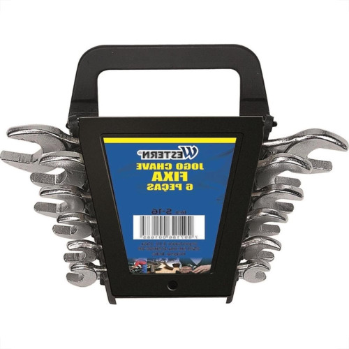 Chave Fixa Western 6A17Mm Kit 06Pecas D-06 Chave Fixa Western 6A17Mm Kit 06Pecas D-06
