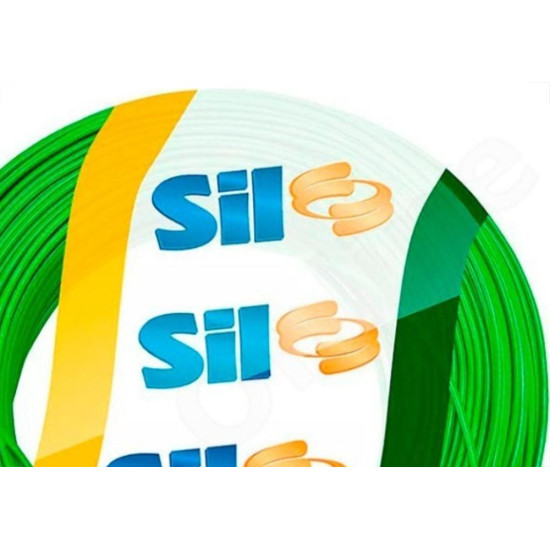 Fio Solido Sil10,0Mm Verde 100M 