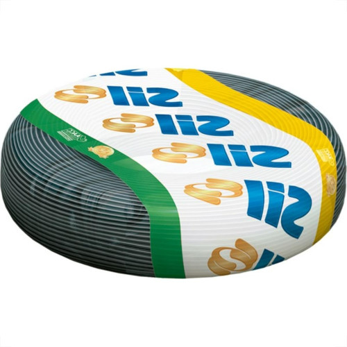 Fio Cabinho Flexivel Sil 10,0 Preto 100M Fio Cabinho Flexivel Sil 10,0 Preto 100M