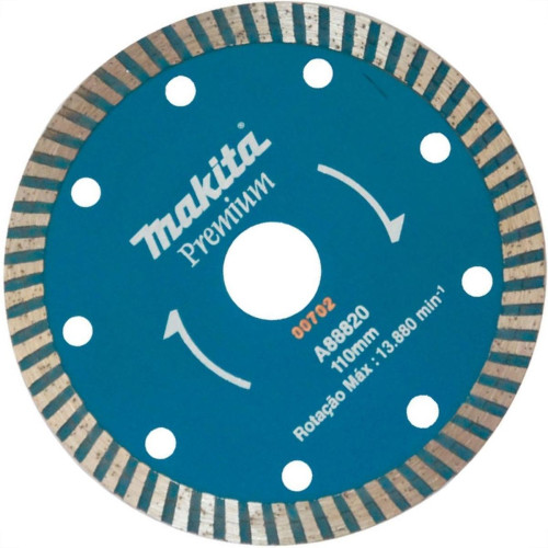 Disco Diamantado Makita Turbo Agua 110Mm A-88820