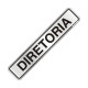 Placa Sinalizacao Aluminio 05X25 ''Diretoria'' 100Ab Placa Sinalizacao Aluminio 05X25 ''Diretoria'' 100Ab