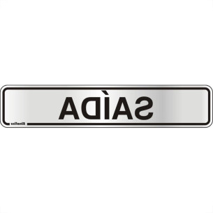 Placa Sinalizacao Aluminio 05X25 