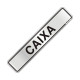 Placa Sinalizacao Aluminio 05X25 ''Caixa'' 100At Placa Sinalizacao Aluminio 05X25 ''Caixa'' 100At