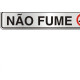 Placa Sinalizacao Aluminio 05X25 ''Nao Fume'' 100Ar Placa Sinalizacao Aluminio 05X25 ''Nao Fume'' 100Ar