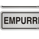 Placa Sinalizacao Aluminio 06X15 ''Puxe/Empurre'' 2 Pecas 120Ag Placa Sinalizacao Aluminio 06X15 ''Puxe/Empurre'' 2 Pecas 120Ag