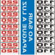 Placa Sinalizacao Aluminio 01,5X3,5 ''110V/220V'' 18 Pecas 120Ah Placa Sinalizacao Aluminio 01,5X3,5 ''110V/220V'' 18 Pecas 120Ah