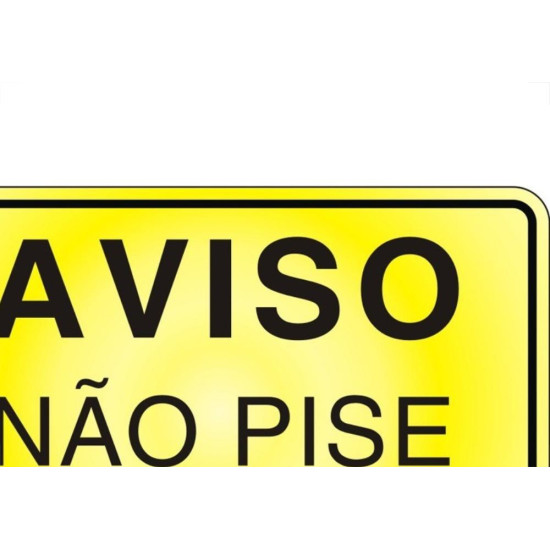 Placa Sinalizacao Aluminio 16X23 ''Nao Pise Grama'' 150Af Placa Sinalizacao Aluminio 16X23 ''Nao Pise Grama'' 150Af