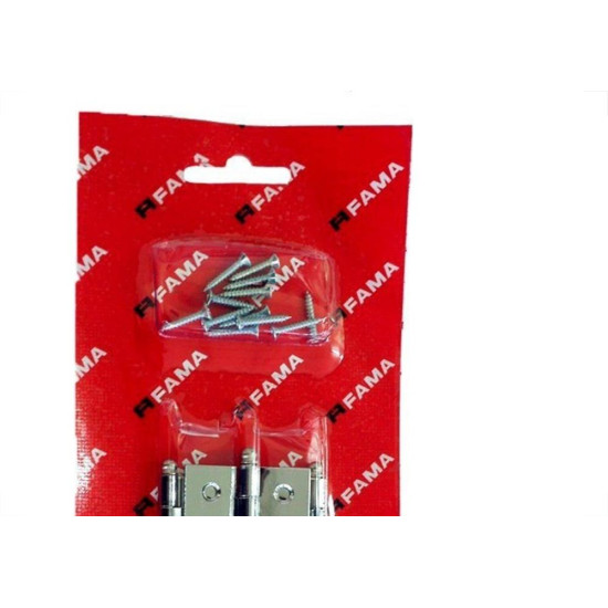 Dobradica Fama 1295 Fcb 3'' Blister 3Pecas 