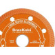 Disco Diamantado Braskoki 110Mm Turbo Jet Laranja Seco Agua 