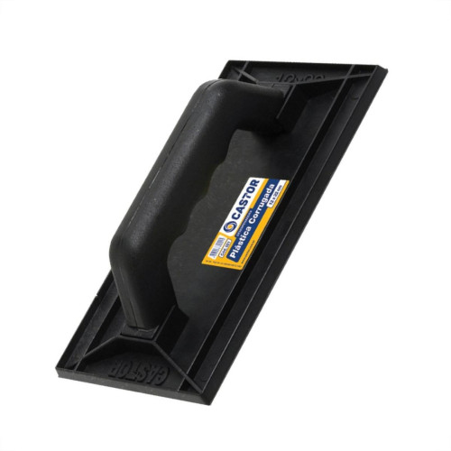 Desempenadeira Pvc Castor 12X22 Corrugada Preta 21