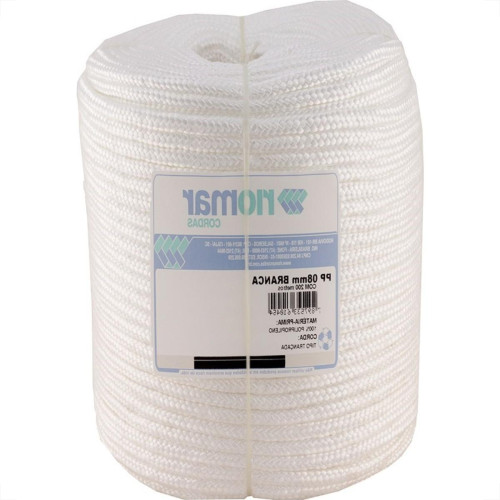 Corda Polipropileno Trancada Riomar 08Mm Branca 200M Corda Polipropileno Trancada Riomar 08Mm Branca 200M
