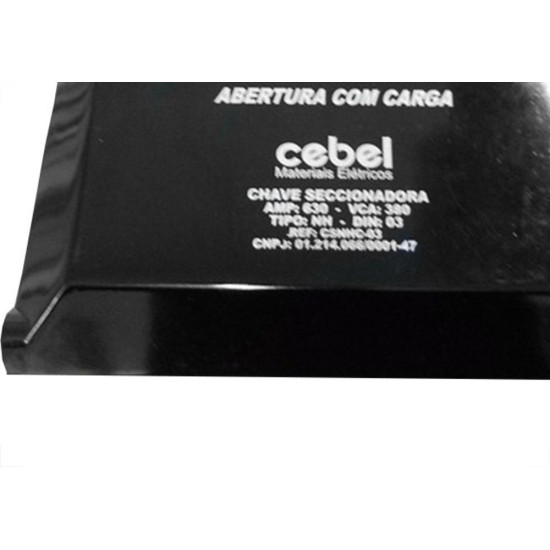 Chave Nh Cebel Seccionadora Sem Carga 03/630A 100013