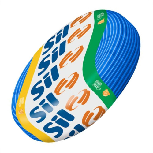 Fio Cabinho Flexivel Sil 6,0 Azul 100M