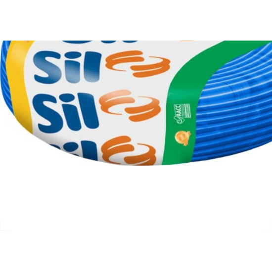 Fio Cabinho Flexivel Sil 6,0 Azul 100M
