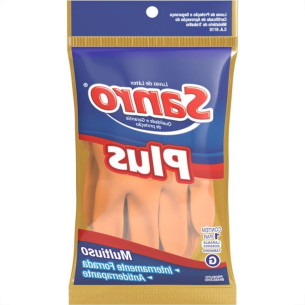Luva Sanro Plus Forrada LaranjaTam.M Par