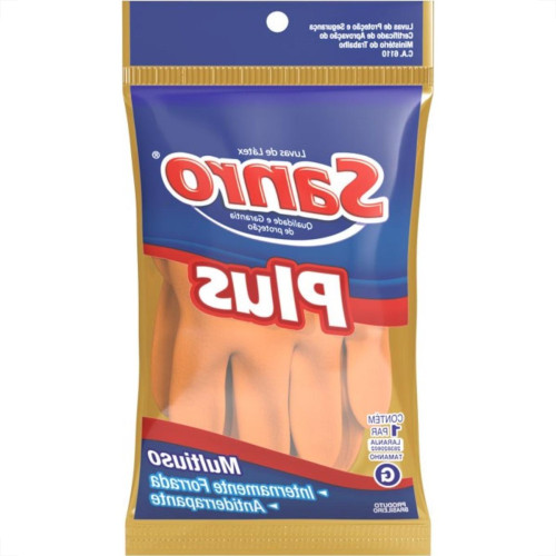 Luva Sanro Plus Forrada LaranjaTam.M Par