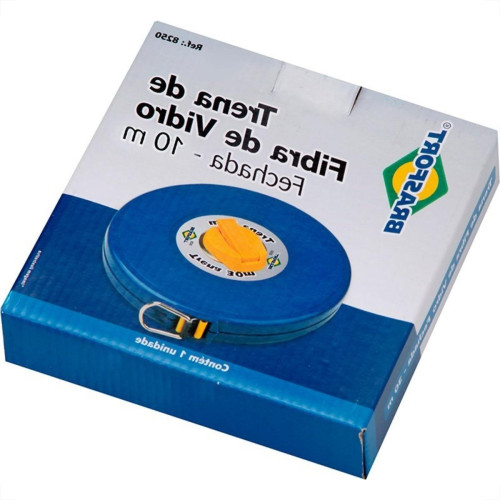 Trena Brasfort Fechada Fibra 10M 8248 Trena Brasfort Fechada Fibra 10M 8248