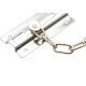 Fecho Pega Ladrao Brasfort Cromado 8012 Fecho Pega Ladrao Brasfort Cromado 8012