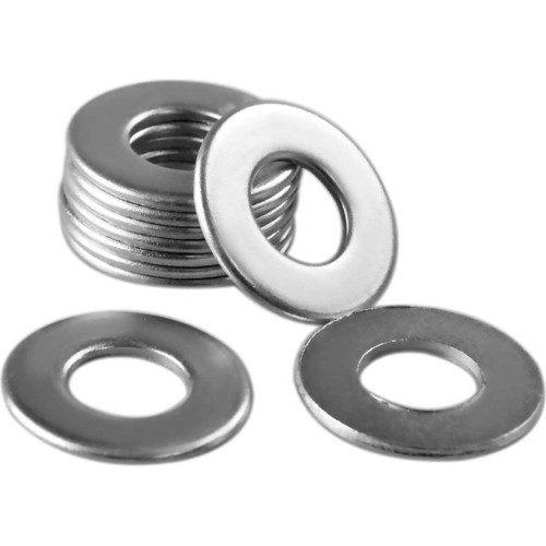 Arruela Lisa Zincada Lgsteel Tam.M 1'' 1Kg +-25 Pecas
