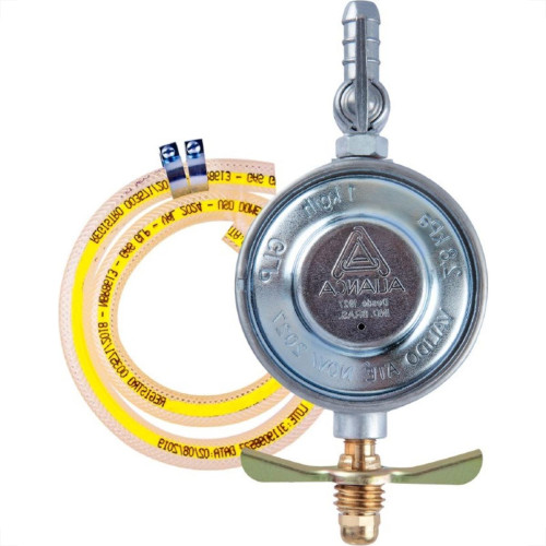 Regulador Gas Alianca Medio 504 Com Mangueira 59514 Regulador Gas Alianca Medio 504 Com Mangueira 59514