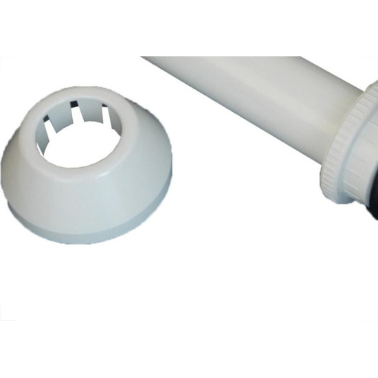 Tubo Ligacao Dacunha Abs Ajustavel Branco 20Cm Tubo Ligacao Dacunha Abs Ajustavel Branco 20Cm