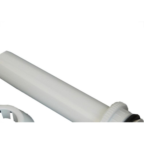 Tubo Ligacao Dacunha Abs Ajustavel Branco 20Cm Tubo Ligacao Dacunha Abs Ajustavel Branco 20Cm