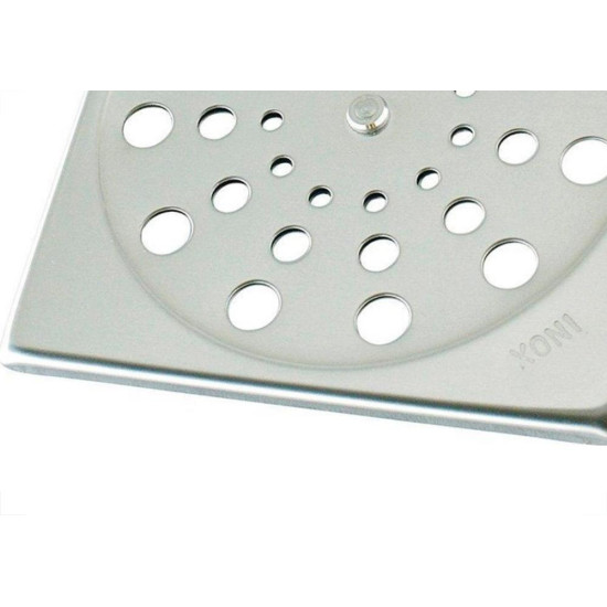 Grelha Inox Clarinox Quadrada 15Cm Com Fecho 5049 Grelha Inox Clarinox Quadrada 15Cm Com Fecho 5049