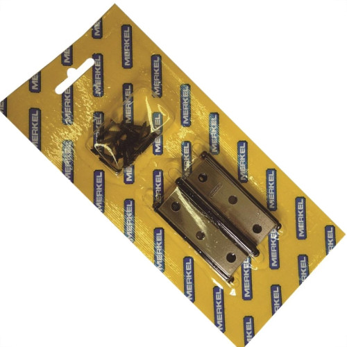 Dobradica Merkel 129 Ferro Latonado Oxidado 2.1/2'' Blister Com 3 Pecas Dobradica Merkel 129 Ferro Latonado Oxidado 2.1/2'' Blister Com 3 Pecas