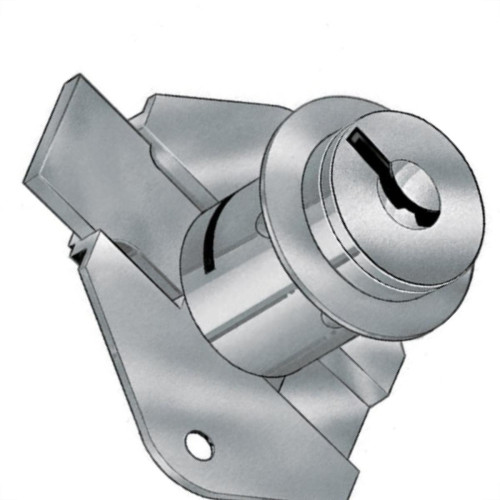 Fechadura Para Gaveta Papaiz 861/22 Cromada Sobrepor 286101Cr Fechadura Para Gaveta Papaiz 861/22 Cromada Sobrepor 286101Cr
