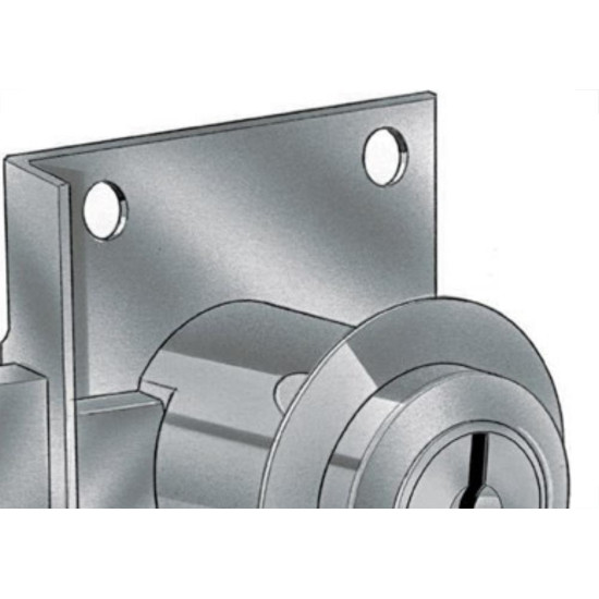 Fechadura Para Gaveta Papaiz 802/801 Cromada Embutir 280201Cr