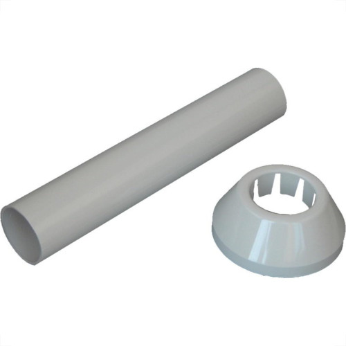 Tubo Ligacao Dacunha Abs Branco 20Cm Tubo Ligacao Dacunha Abs Branco 20Cm