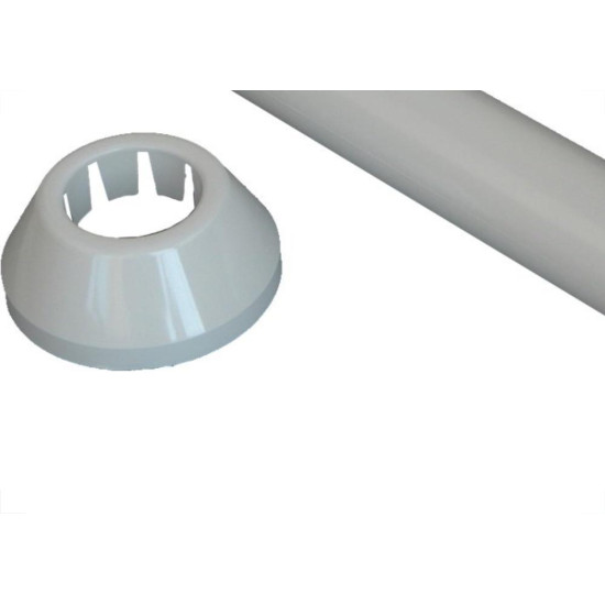 Tubo Ligacao Dacunha Abs Branco 20Cm Tubo Ligacao Dacunha Abs Branco 20Cm
