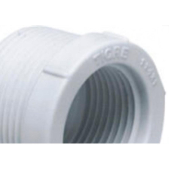 Bucha Branca Tigre Reducao Rosca Rosca 1X3/4 - Kit C/30