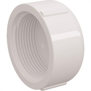 Caps Branca Tigre Rosca Rosca 3/4 X 3/4 - Kit C/50